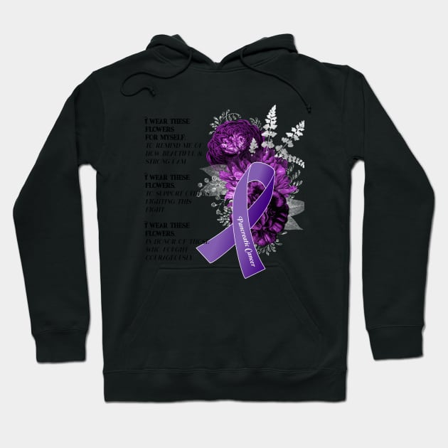 Pancreatic Cancer Support Hoodie by allthumbs